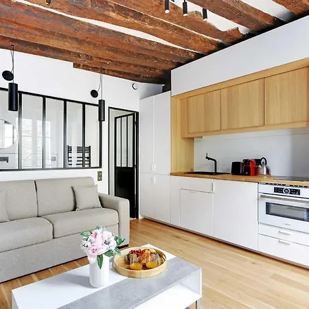 Studio 2p Renove Rue Des Archives Marais Clim 3 Hotel