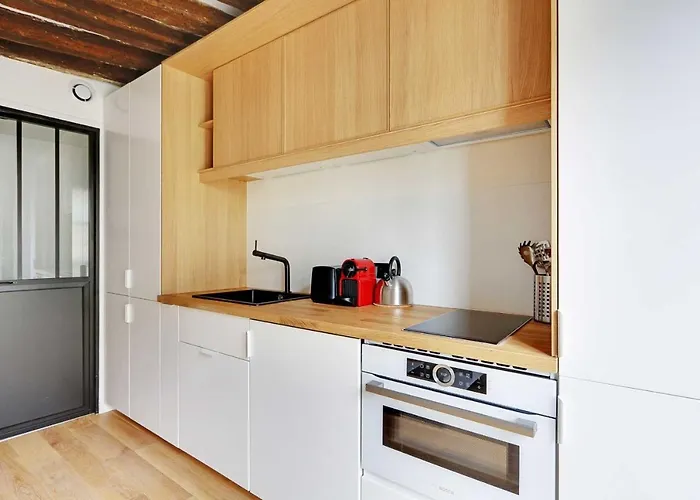 Studio 2p Renove Rue Des Archives Marais Clim 3 فندق